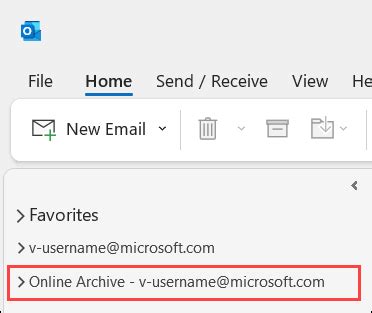 Manage email storage with online archive mailboxes.